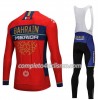 Completo Maglia ML + Pantaloncino con bretelle ML 2018 Bahrain-Merida N001